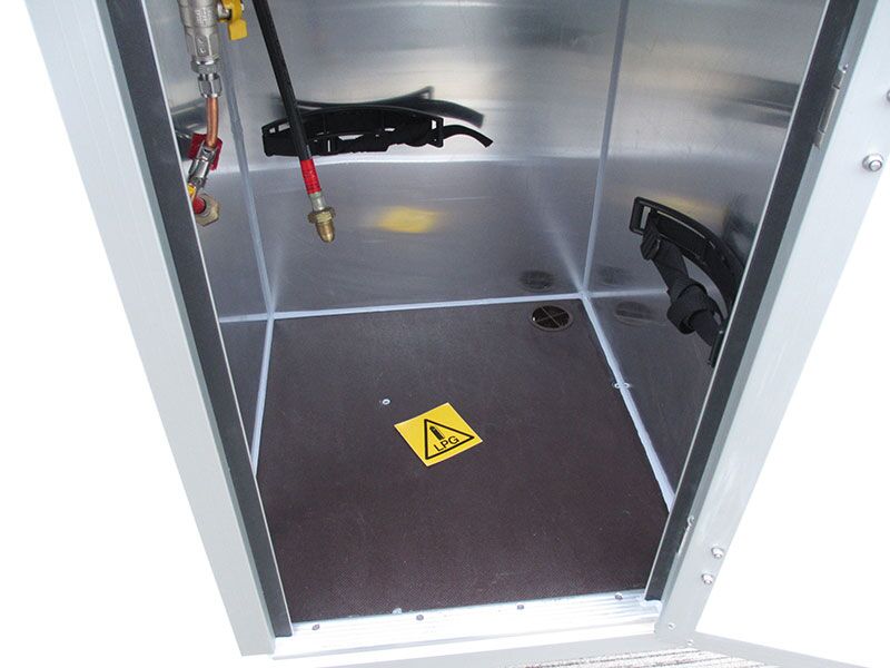 gas storage 3 metre product sampling trailer